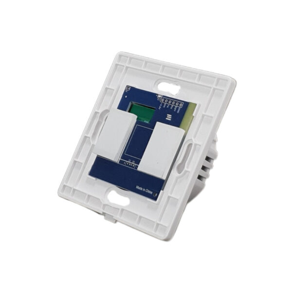 SmartWise T62 UNI Wi-Fi + eWeLink-Remote, univerzális bekötésű, 2 áramkörös, okos érintőkapcsoló, ELŐLAP NÉLKÜL fali kapcsoló T6 UNI 2-GANG Wi-Fi+eWeLink-Remote
