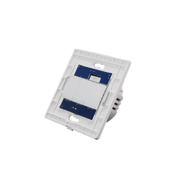 SmartWise T63 UNI Zigbee 3.0 + RF, univerzális bekötésű, 3 áramkörös okos érintőkapcsoló, ELŐLAP NÉLKÜL fali kapcsoló T6 UNI 3-GANG Zigbee+RF433