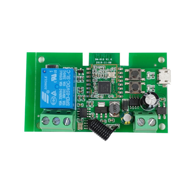 SmartWise 5V-32V egy áramkörös, Zigbee + RF NO/NC okosrelé kapcsolórelé|garázskapu vezérlés SmartWise 5V-32V egy áramkörös, Zigbee + RF NO/NC okosrelé kapcsolórelé|garázskapu vezérlés