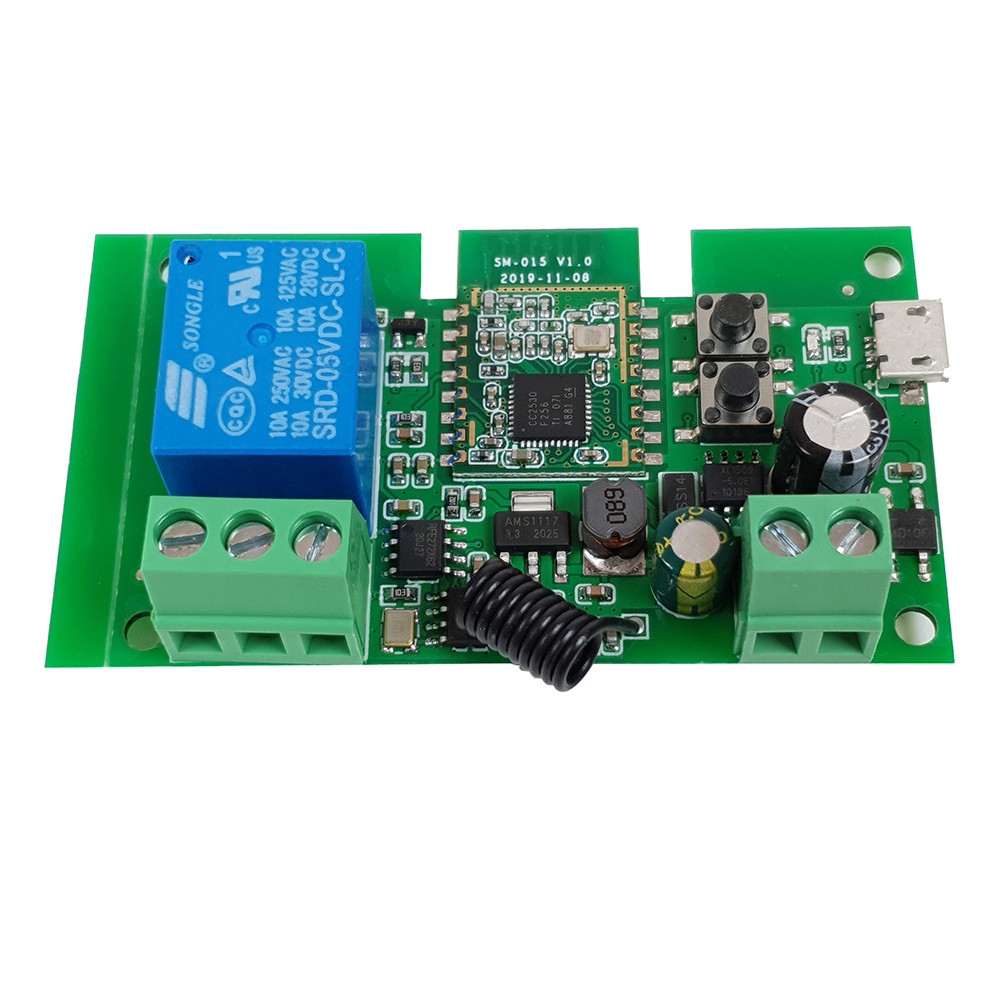 SmartWise 5V-32V egy áramkörös, Zigbee + RF NO/NC okosrelé kapcsolórelé|garázskapu vezérlés SmartWise 5V-32V egy áramkörös, Zigbee + RF NO/NC okosrelé kapcsolórelé|garázskapu vezérlés