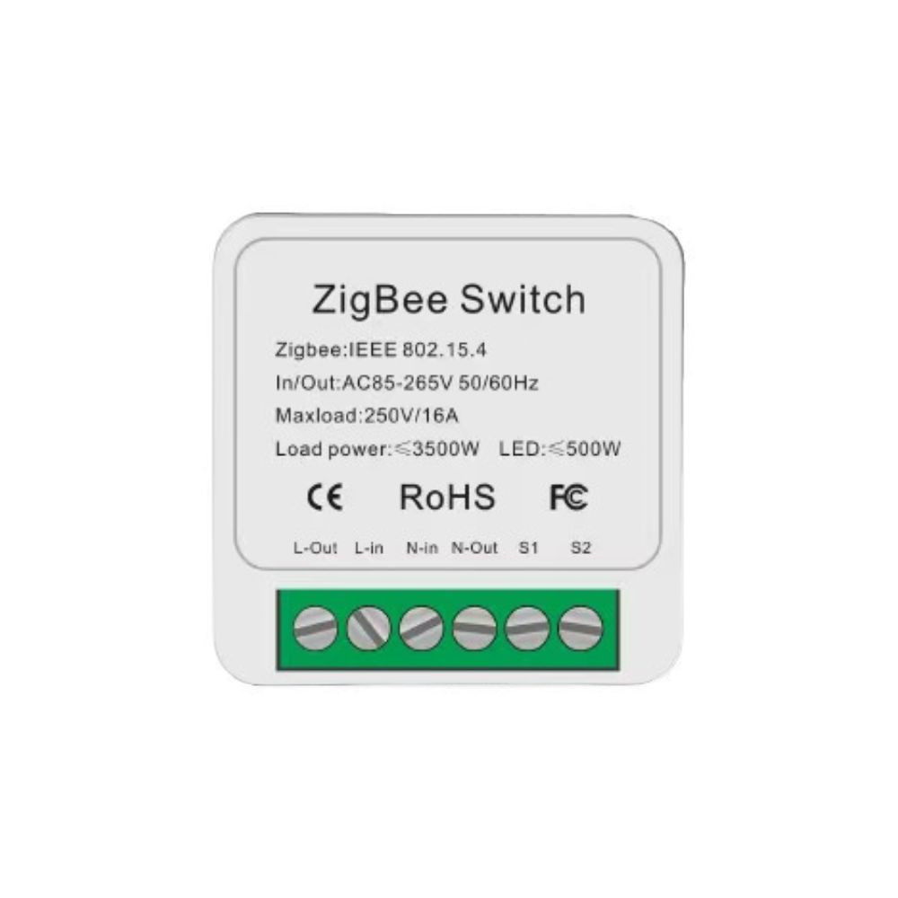 SmartWise Mini ZB (Zigbee 3.0) okosrelé (16A), kapcsolóbemenettel kapcsolórelé SmartWise Mini ZB (Zigbee 3.0) okosrelé (16A), kapcsolóbemenettel kapcsolórelé