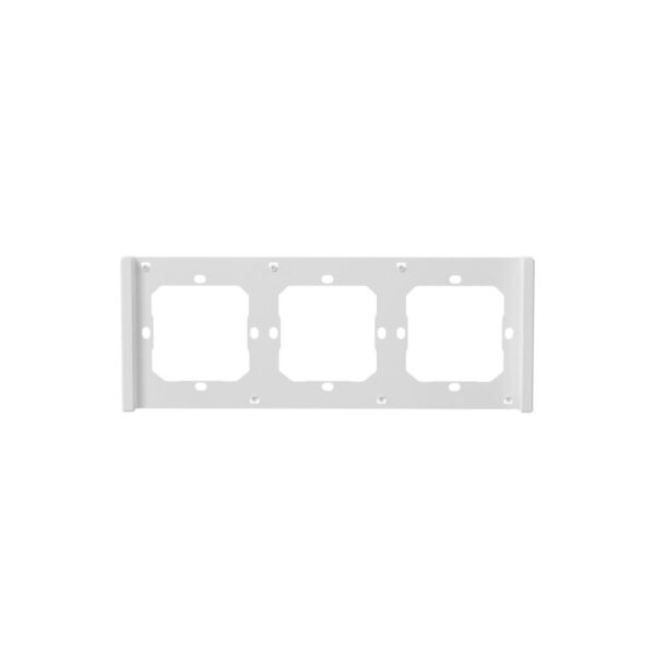 Fehér hármas sorolókeret Sonoff M5-80, M5-80 Matter (SwitchMan) kapcsolókhoz fali kapcsoló Switch frame 3-gang white Fehér hármas sorolókeret Sonoff M5-80, M5-80 Matter (SwitchMan) kapcsolókhoz fali kapcsoló Switch frame 3-gang white