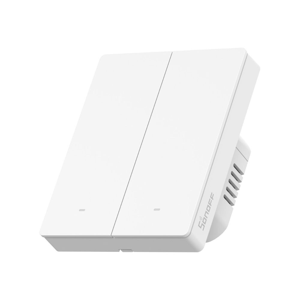 Sonoff SwitchMan M5 Zigbee 2 áramkörös, sorolható okos villanykapcsoló, fehér (ZBM5-2C-80W) fali kapcsoló ZBM5-2C-80W Sonoff SwitchMan M5 Zigbee 2 áramkörös, sorolható okos villanykapcsoló, fehér (ZBM5-2C-80W) fali kapcsoló ZBM5-2C-80W