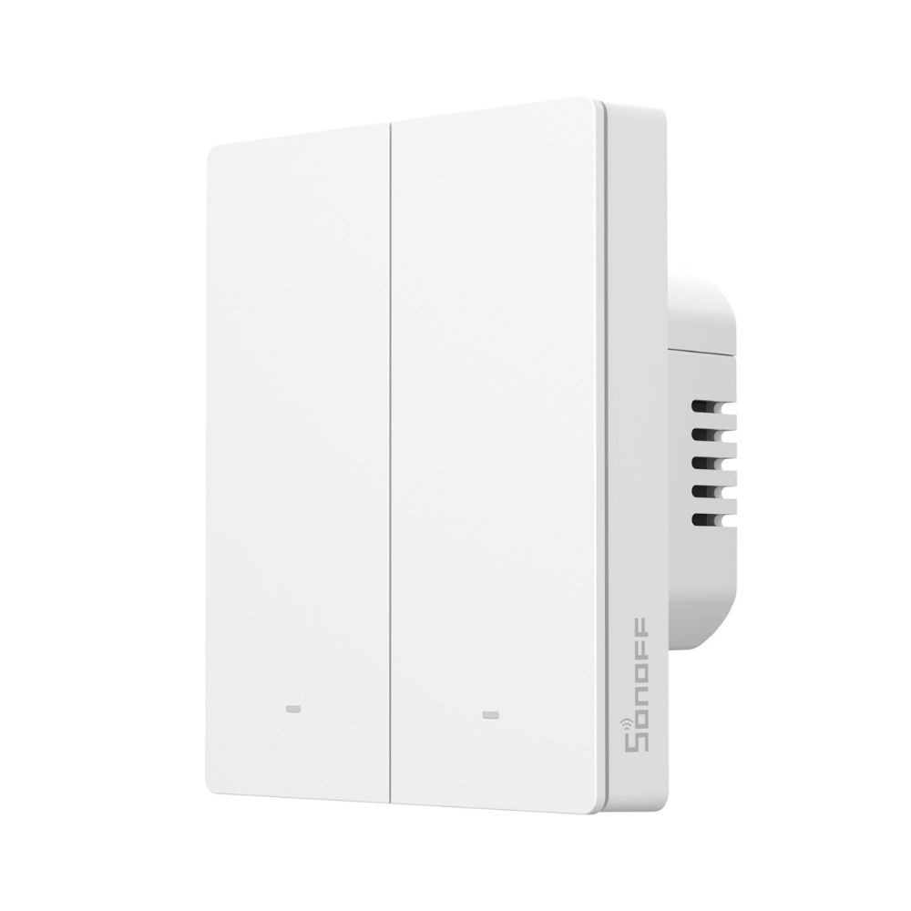 Sonoff SwitchMan M5 Zigbee 2 áramkörös, sorolható okos villanykapcsoló, fehér (ZBM5-2C-80W) fali kapcsoló ZBM5-2C-80W Sonoff SwitchMan M5 Zigbee 2 áramkörös, sorolható okos villanykapcsoló, fehér (ZBM5-2C-80W) fali kapcsoló ZBM5-2C-80W