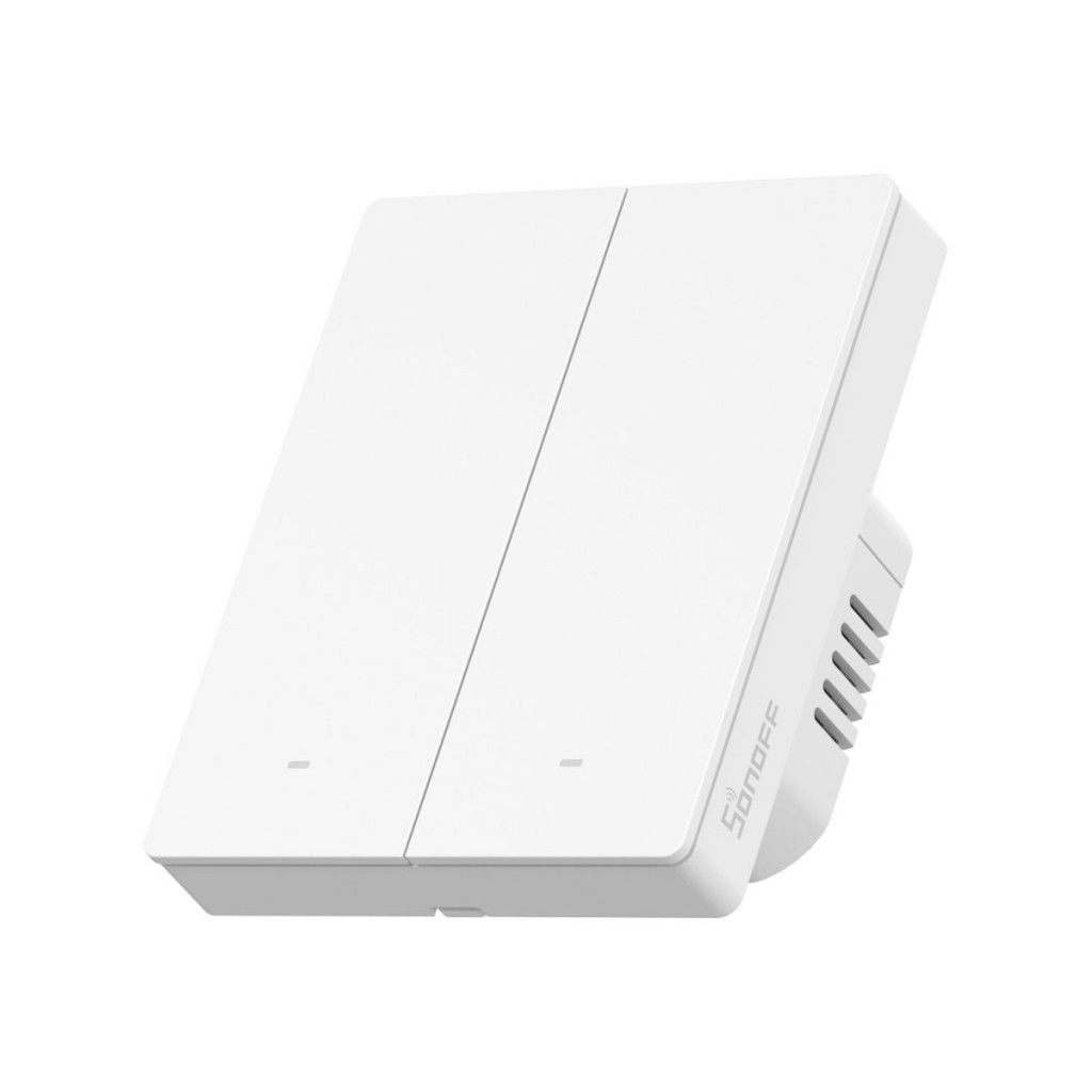 Sonoff SwitchMan M5 – 2 áramkörös, sorolható villanykapcsoló, Wi-Fi, Matter, fehér (M5-2C-80W) fali kapcsoló M5-2C-80W Sonoff SwitchMan M5 – 2 áramkörös, sorolható villanykapcsoló, Wi-Fi, Matter, fehér (M5-2C-80W) fali kapcsoló M5-2C-80W