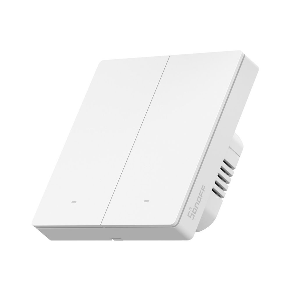 Sonoff SwitchMan M5 Zigbee 2 áramkörös, okos villanykapcsoló, fehér (ZBM5-2C-86W) fali kapcsoló ZBM5-2C-86W Sonoff SwitchMan M5 Zigbee 2 áramkörös, okos villanykapcsoló, fehér (ZBM5-2C-86W) fali kapcsoló ZBM5-2C-86W