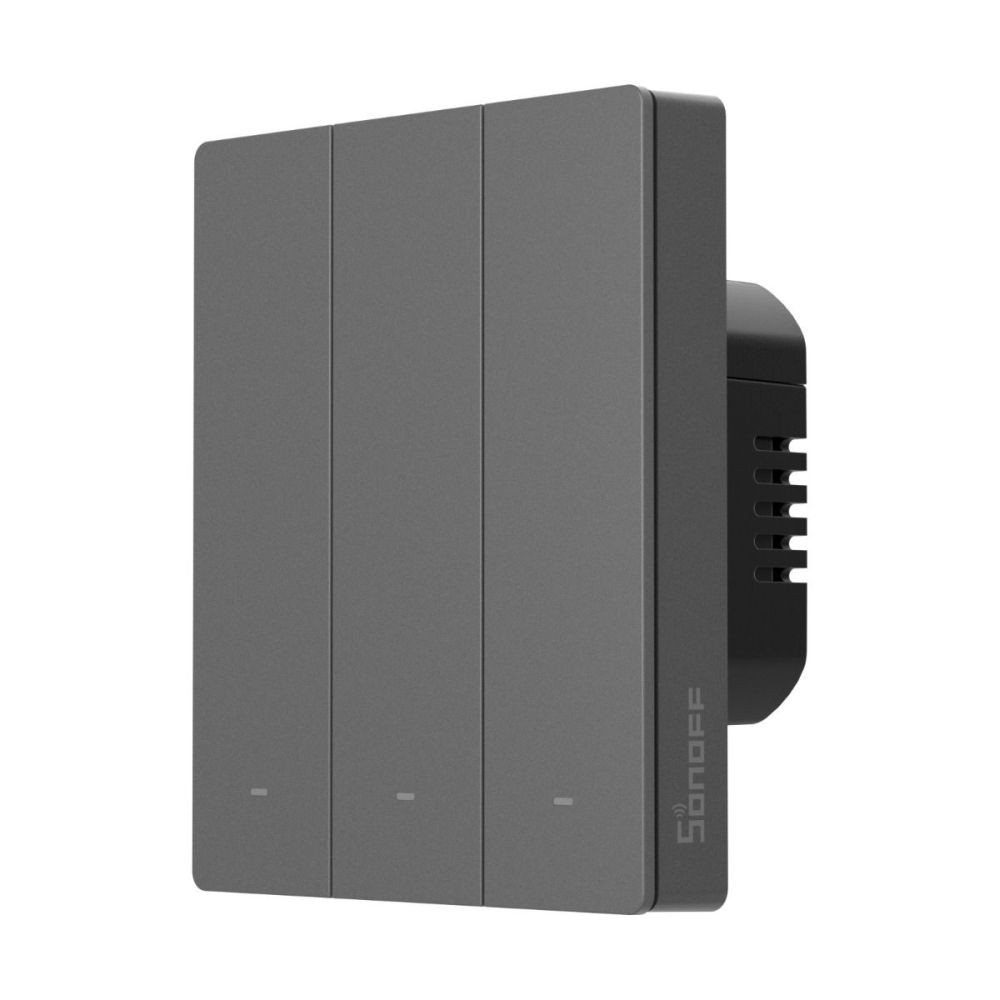 Sonoff SwitchMan M5 – 3 áramkörös, sorolható villanykapcsoló, Wi-Fi, Matter, (ÚJ) szürke (M5-3C-80M) fali kapcsoló M5-3C-80M Sonoff SwitchMan M5 – 3 áramkörös, sorolható villanykapcsoló, Wi-Fi, Matter, (ÚJ) szürke (M5-3C-80M) fali kapcsoló M5-3C-80M