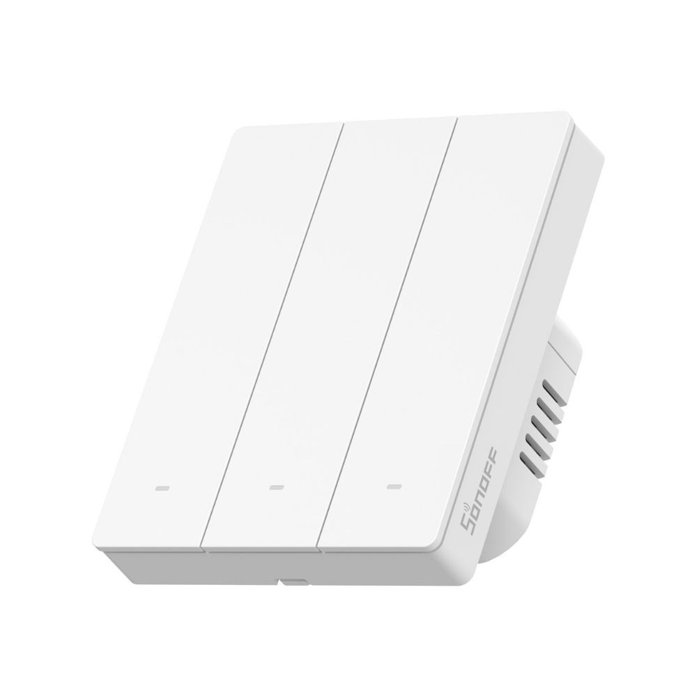 Sonoff SwitchMan M5 Zigbee 3 áramkörös, sorolható okos villanykapcsoló, fehér (ZBM5-3C-80W) fali kapcsoló ZBM5-3C-80W Sonoff SwitchMan M5 Zigbee 3 áramkörös, sorolható okos villanykapcsoló, fehér (ZBM5-3C-80W) fali kapcsoló ZBM5-3C-80W