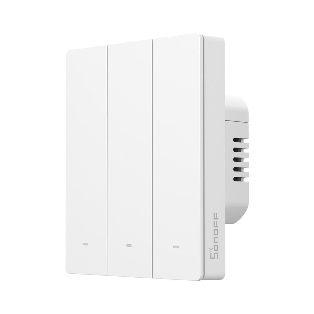 Sonoff SwitchMan M5 Zigbee 3 áramkörös, sorolható okos villanykapcsoló, fehér (ZBM5-3C-80W) fali kapcsoló ZBM5-3C-80W Sonoff SwitchMan M5 Zigbee 3 áramkörös, sorolható okos villanykapcsoló, fehér (ZBM5-3C-80W) fali kapcsoló ZBM5-3C-80W