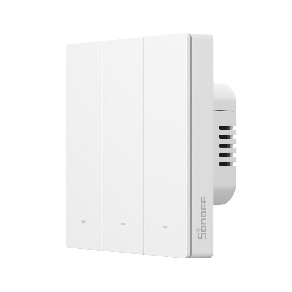 Sonoff SwitchMan M5 Zigbee 3 áramkörös, okos villanykapcsoló, fehér (ZBM5-3C-86W) fali kapcsoló ZBM5-3C-86W Sonoff SwitchMan M5 Zigbee 3 áramkörös, okos villanykapcsoló, fehér (ZBM5-3C-86W) fali kapcsoló ZBM5-3C-86W
