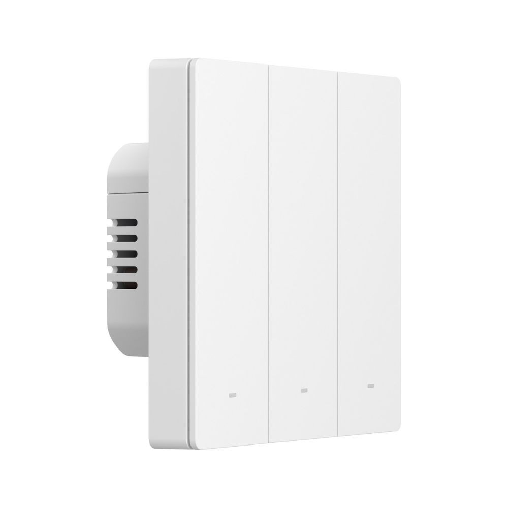 Sonoff SwitchMan M5 Zigbee 3 áramkörös, okos villanykapcsoló, fehér (ZBM5-3C-86W) fali kapcsoló ZBM5-3C-86W Sonoff SwitchMan M5 Zigbee 3 áramkörös, okos villanykapcsoló, fehér (ZBM5-3C-86W) fali kapcsoló ZBM5-3C-86W