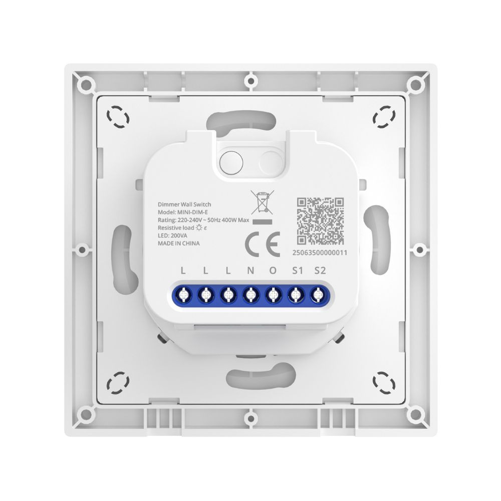 SONOFF Orb-DIM Matter Over Wi-Fi Dimmer Wall Switch – fogyasztásmérős fényerőszabályzó modul + kapcsoló, Matter, Wi-Fi, fehér (MINI-DIM-E) fali kapcsoló|fogyasztásmérő|fényerőszabályzó SONOFF Orb-DIM Matter Over Wi-Fi Dimmer Wall Switch – fogyasztásmérős fényerőszabályzó modul + kapcsoló, Matter, Wi-Fi, fehér (MINI-DIM-E) fali kapcsoló|fogyasztásmérő|fényerőszabályzó