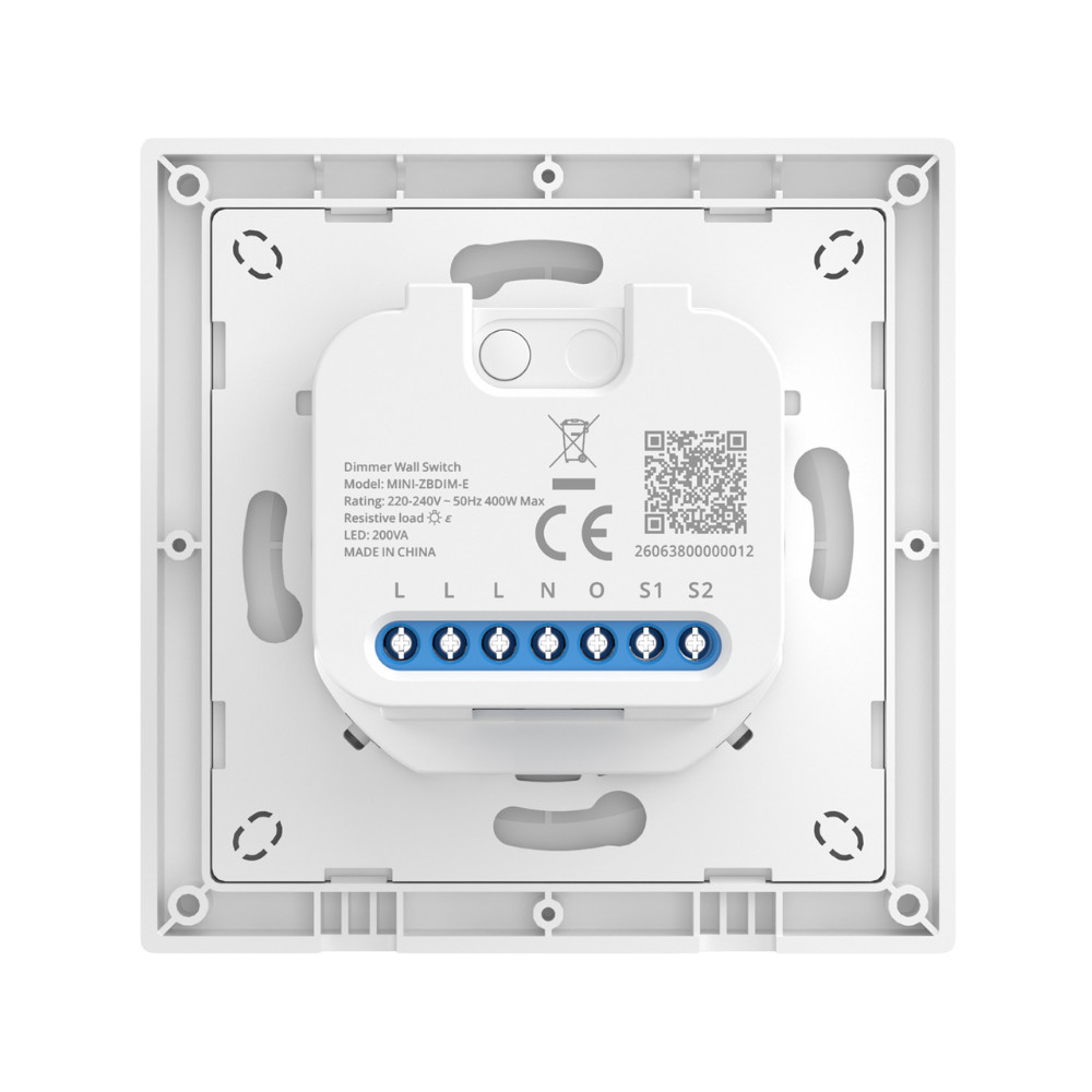 Sonoff Orb-ZBDIM Zigbee Dimmer Wall Switch – fogyasztásmérős fényerőszabályzó modul + kapcsoló, Zigbee, fehér (MINI-ZBDIM-E) fali kapcsoló|fogyasztásmérő|fényerőszabályzó Sonoff Orb-ZBDIM Zigbee Dimmer Wall Switch – fogyasztásmérős fényerőszabályzó modul + kapcsoló, Zigbee, fehér (MINI-ZBDIM-E) fali kapcsoló|fogyasztásmérő|fényerőszabályzó