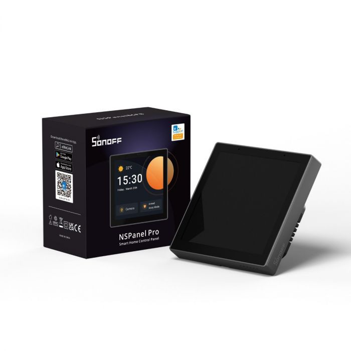 Sonoff NSPanel Pro érintőképernyős vezérlőpanel, Zigbee és Bluetooth gateway, szürke Okosotthon NSPanel86PB Sonoff NSPanel Pro érintőképernyős vezérlőpanel, Zigbee és Bluetooth gateway, szürke Okosotthon NSPanel86PB
