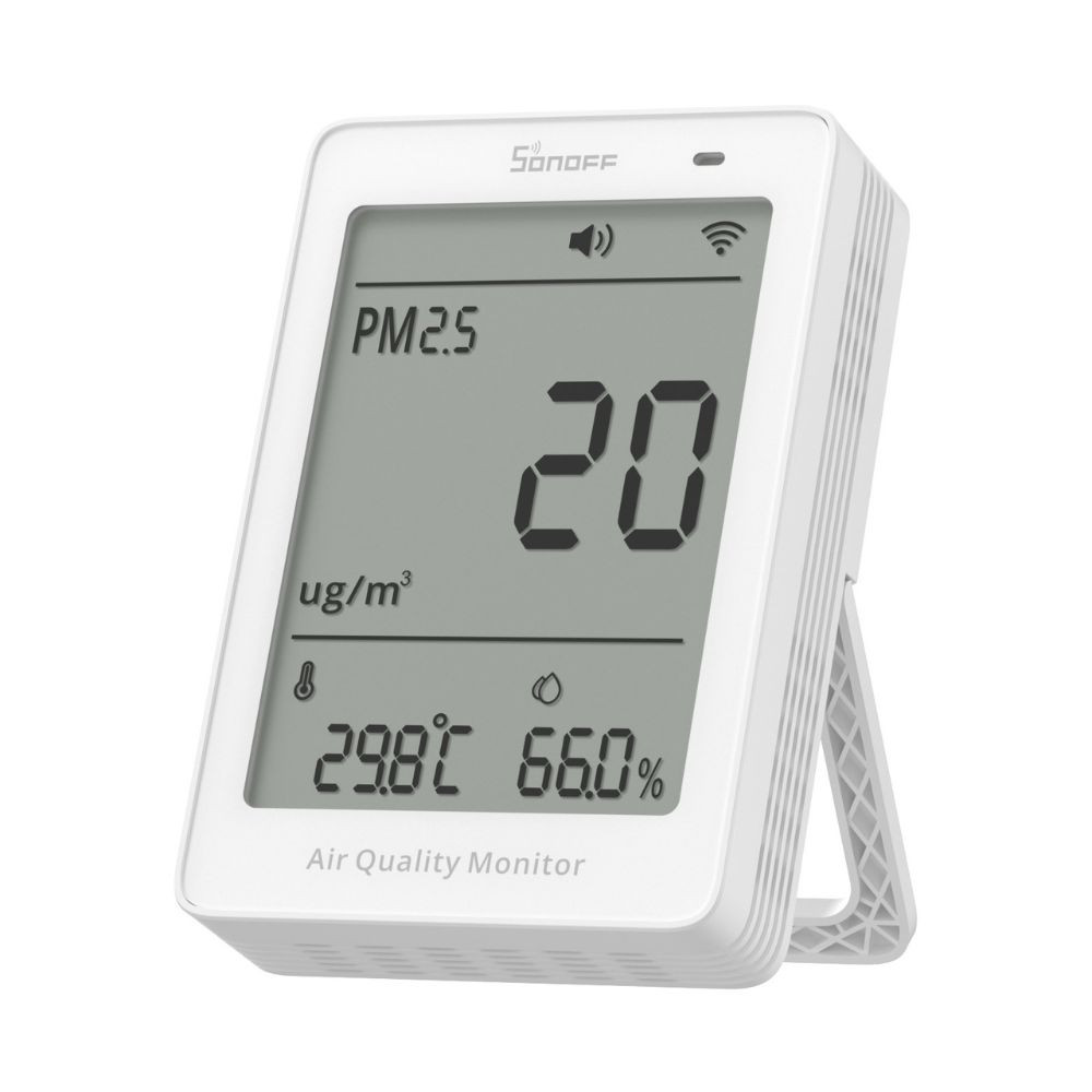 SONOFF AirGuard PM2.5/PM10 – SAWF-07P levegőminőség -érzékelő, Matter, Wi-Fi, fehér érzékelő SONOFF AirGuard PM2.5/PM10 – SAWF-07P levegőminőség -érzékelő, Matter, Wi-Fi, fehér érzékelő