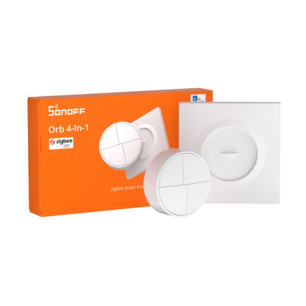 SONOFF Orb 4-In-1 Smart Scene Button – 4 gombos vezeték nélküli jelenetvezérlő, Zigbee, eWeLink-Remote (SNZB-01M) Okosotthon SONOFF Orb 4-In-1 Smart Scene Button – 4 gombos vezeték nélküli jelenetvezérlő, Zigbee, eWeLink-Remote (SNZB-01M) Okosotthon