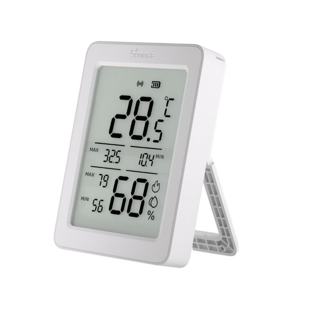 SONOFF AirGuard TH SNZB-02DR2 – hőmérséklet és pára érzékelő, LCD kijelzővel, Zigbee, fehér érzékelő SONOFF AirGuard TH SNZB-02DR2 – hőmérséklet és pára érzékelő, LCD kijelzővel, Zigbee, fehér érzékelő