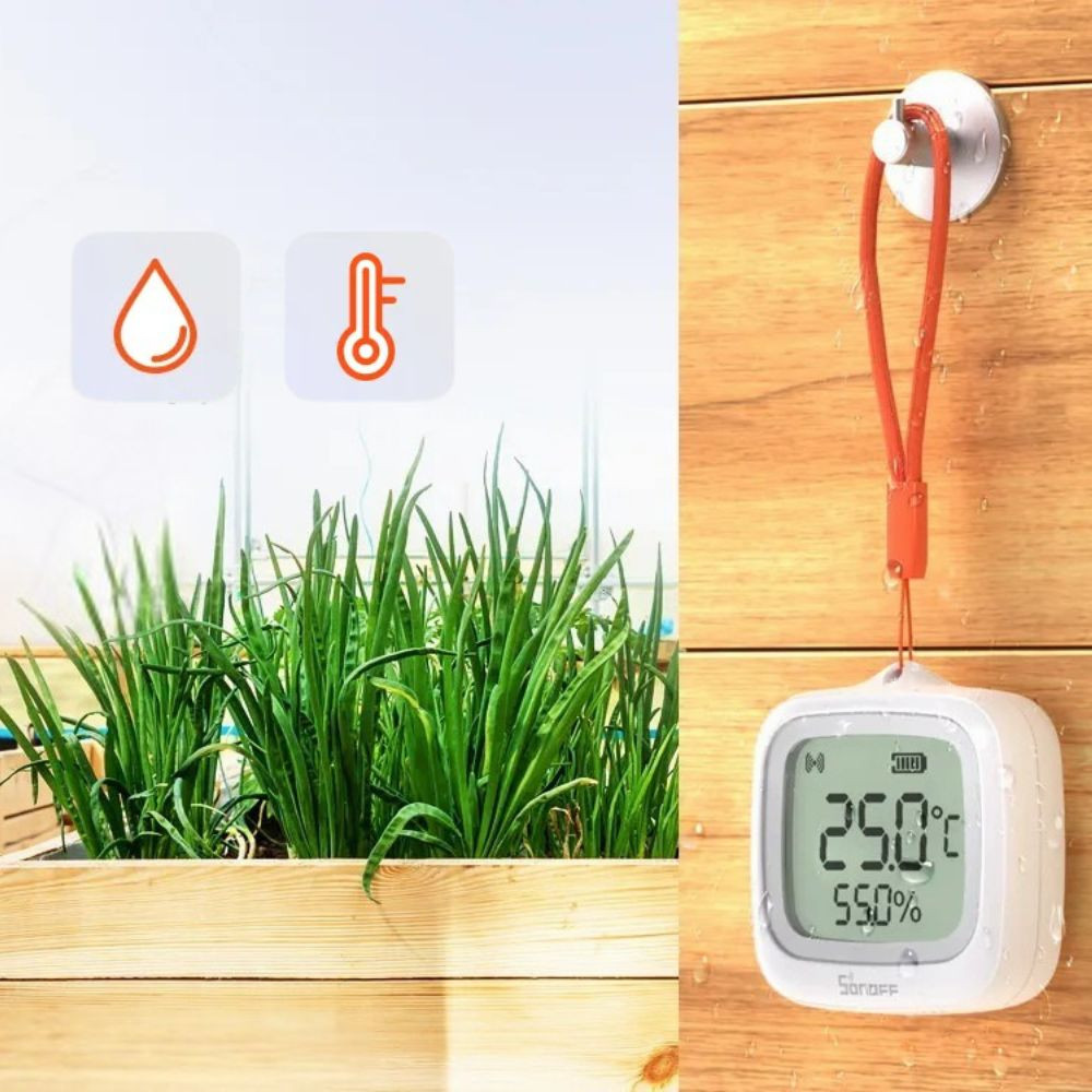 SONOFF SNZB-02WD Zigbee 3.0 vezeték nélküli, LCD kijelzős, IP65 kültéri hőmérő érzékelő 2APN5SNZB02L SONOFF SNZB-02WD Zigbee 3.0 vezeték nélküli, LCD kijelzős, IP65 kültéri hőmérő érzékelő 2APN5SNZB02L