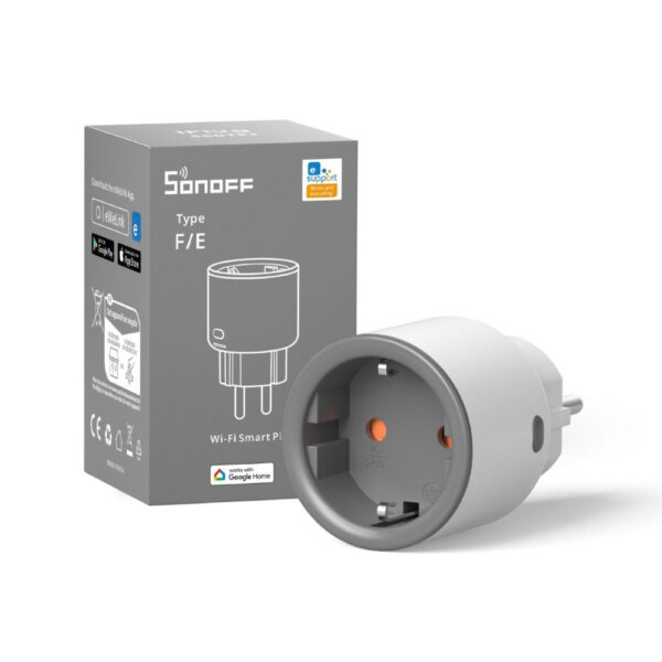 Sonoff S60 (TPF) Wi-Fi-s okoskonnektor, fogyasztásméréssel konnektor / elosztó|fogyasztásmérő S60TPF(EU) Sonoff S60 (TPF) Wi-Fi-s okoskonnektor, fogyasztásméréssel konnektor / elosztó|fogyasztásmérő S60TPF(EU)