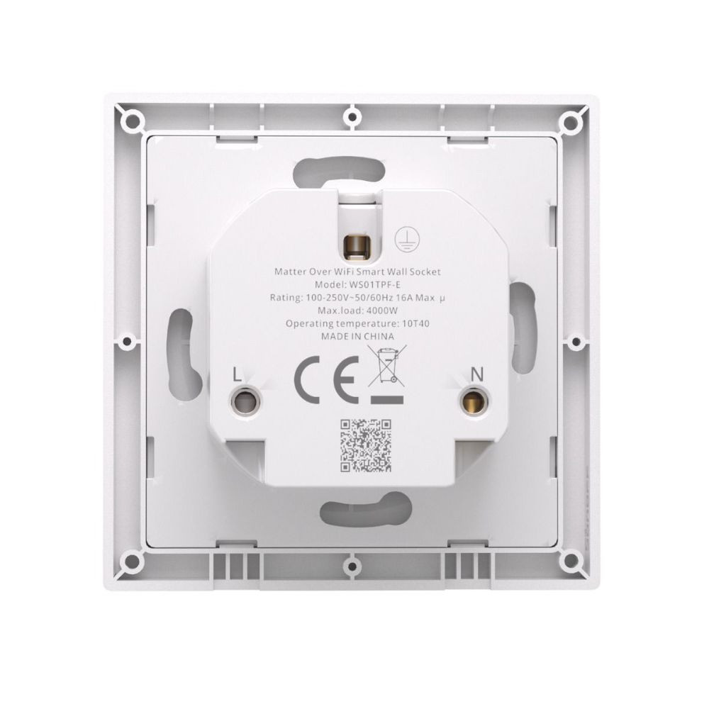 Sonoff Orb Socket Matter Over WiFi Smart Wall Socket – okos fali dugalj Fusion Orb kerethez, fogyasztás méréssel, Wi-Fi, Matter, fehér (WS01TPF-E) konnektor / elosztó|fogyasztásmérő Sonoff Orb Socket Matter Over WiFi Smart Wall Socket – okos fali dugalj Fusion Orb kerethez, fogyasztás méréssel, Wi-Fi, Matter, fehér (WS01TPF-E) konnektor / elosztó|fogyasztásmérő
