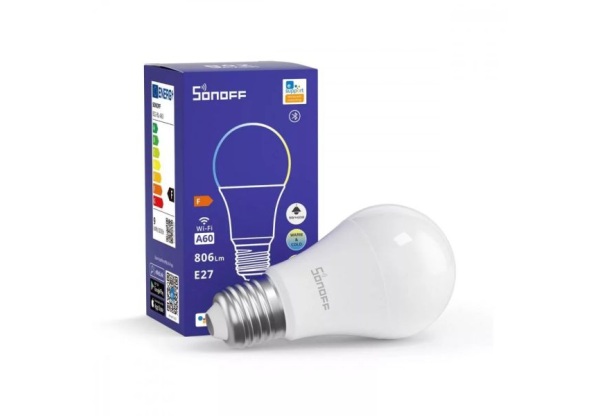 Sonoff B02-BL-A60 CW fehér fényű (hideg/meleg) WiFi + Bluetooth LED okosizzó (E27) SON-LAM-B02WBL Okosizzók, okos LED világítás, okos LED vezérlés