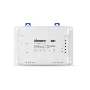 Sonoff 4CH (R3) WiFi-s okosrelé, négy áramkörös SON-REL-4CH-R3