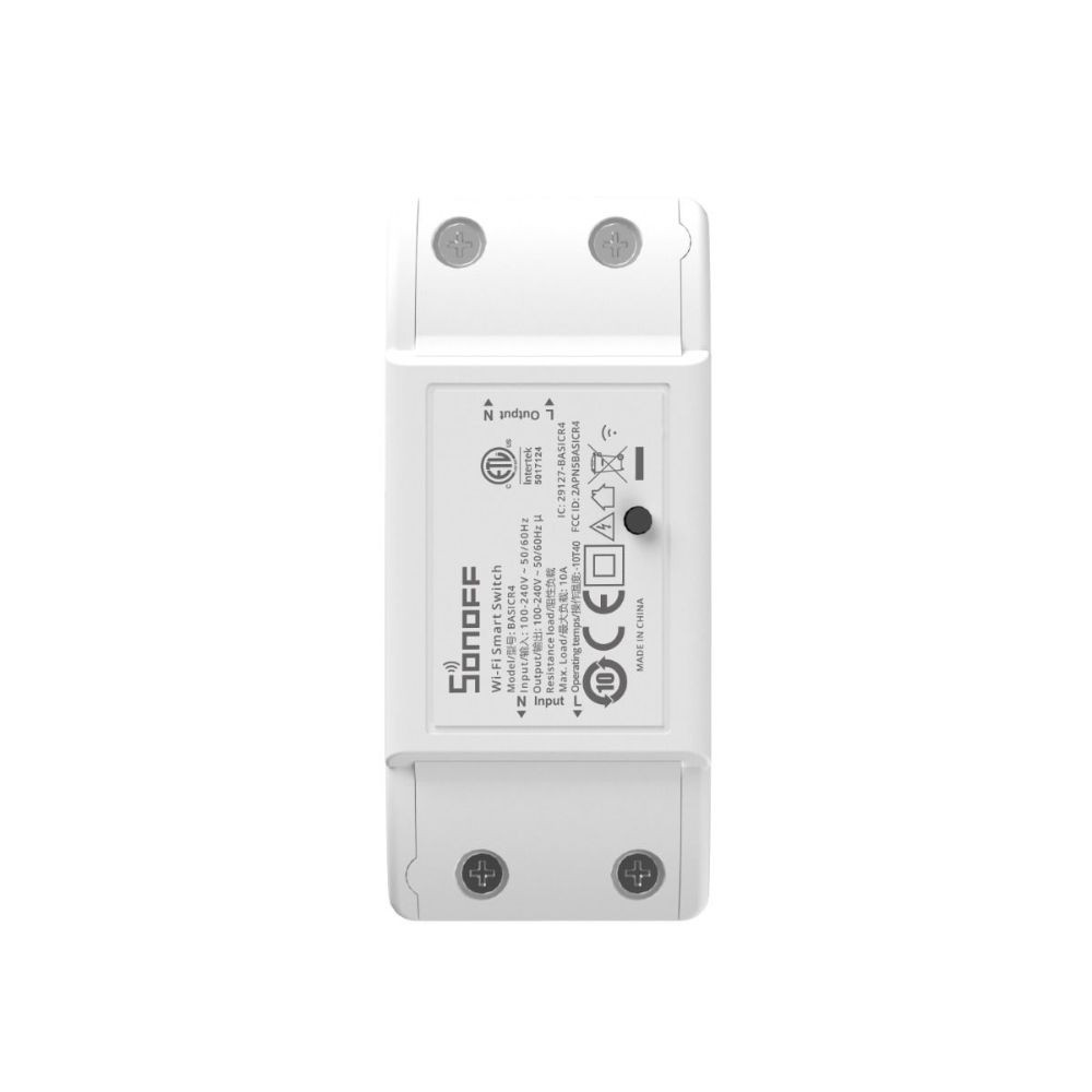 Sonoff Basic R4 – 1 áramkörös relé, Wi-Fi, eWeLink-Remote (BASICR4) kapcsolórelé BASICR4 Sonoff Basic R4 – 1 áramkörös relé, Wi-Fi, eWeLink-Remote (BASICR4) kapcsolórelé BASICR4
