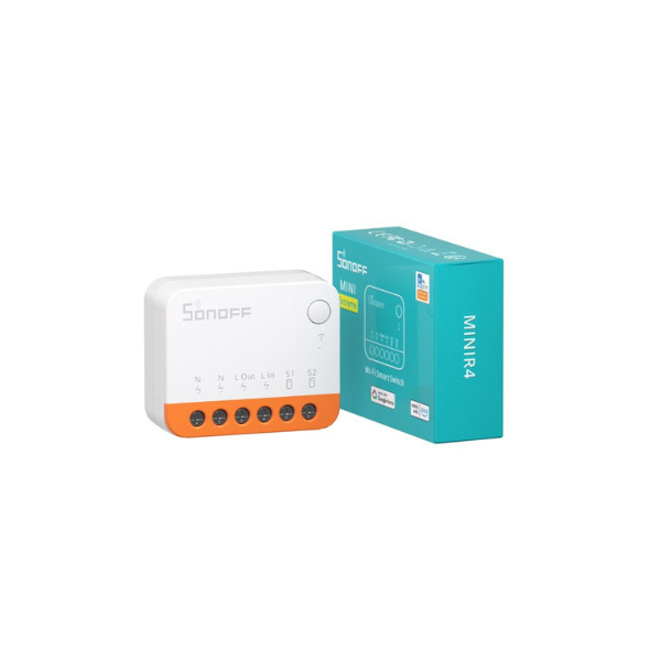 Sonoff Mini R4 (Extreme) WiFi + eWeLink-Remote relémodul kapcsolórelé MINIR4 Sonoff Mini R4 (Extreme) WiFi + eWeLink-Remote relémodul kapcsolórelé MINIR4