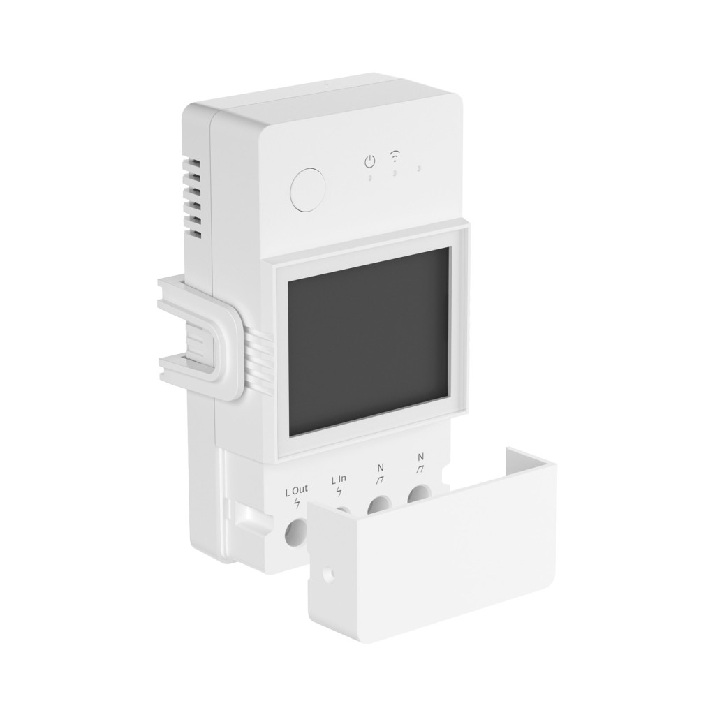 Sonoff POW Elite 20D WiFi-s relémodul, kijelzővel, fogyasztás-mérővel (POWR320D) (20A) fogyasztásmérő|kapcsolórelé POWR320D Sonoff POW Elite 20D WiFi-s relémodul, kijelzővel, fogyasztás-mérővel (POWR320D) (20A) fogyasztásmérő|kapcsolórelé POWR320D