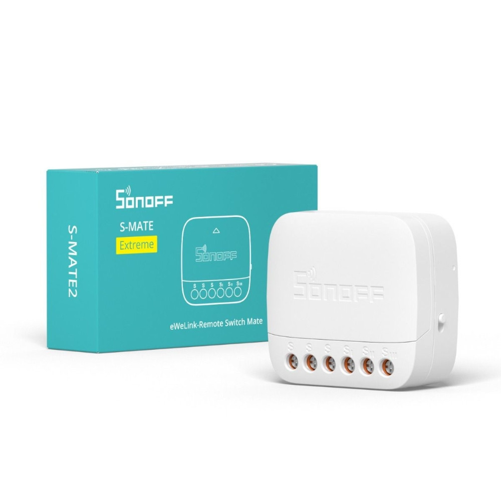 Sonoff S-MATE Extreme (S-MATE2) eWeLink-Remote vezeték nélküli kapcsoló modul bemeneti modul SMATE2 Sonoff S-MATE Extreme (S-MATE2) eWeLink-Remote vezeték nélküli kapcsoló modul bemeneti modul SMATE2