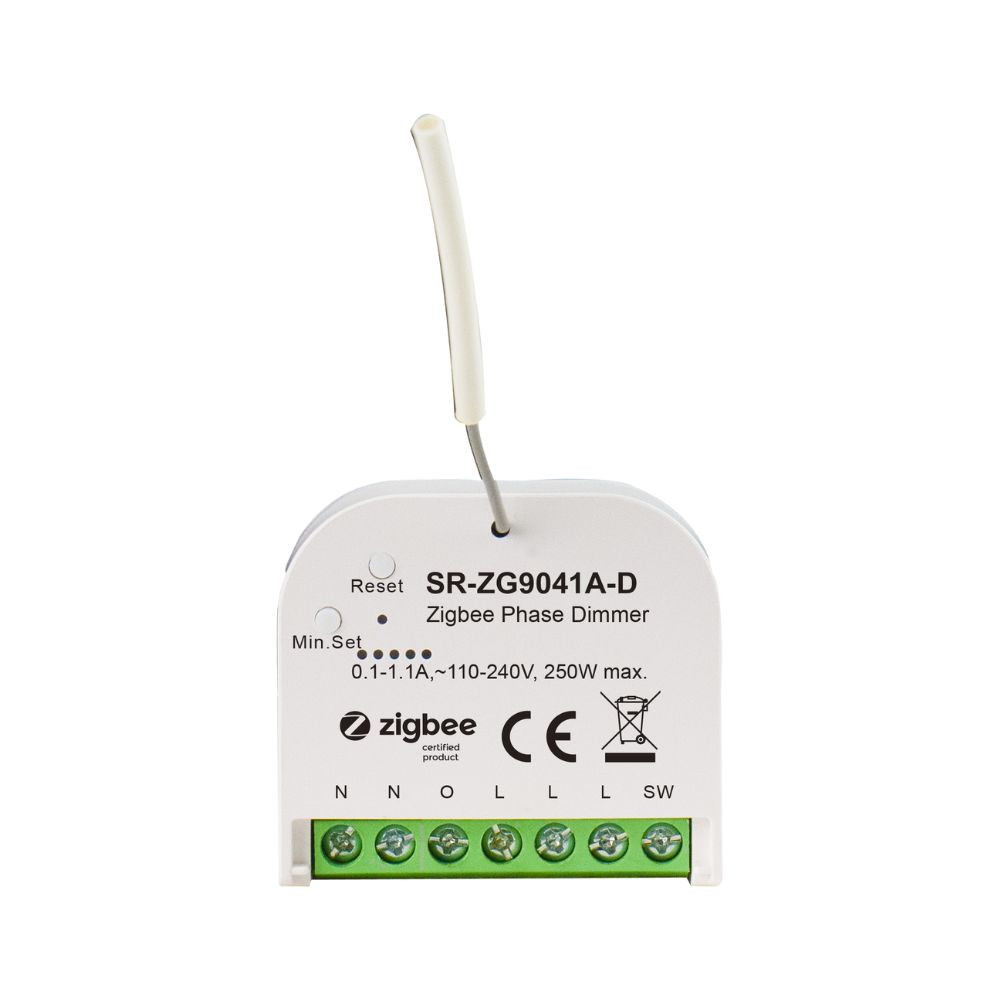 Sunricher Zigbee retrofit dimmer (fényerőszabályzó) modul, 230V csak fázis, 250W (SR-ZG9041A-D) fényerőszabályzó|kapcsolórelé SR-ZG9041A-D Sunricher Zigbee retrofit dimmer (fényerőszabályzó) modul, 230V csak fázis, 250W (SR-ZG9041A-D) fényerőszabályzó|kapcsolórelé SR-ZG9041A-D