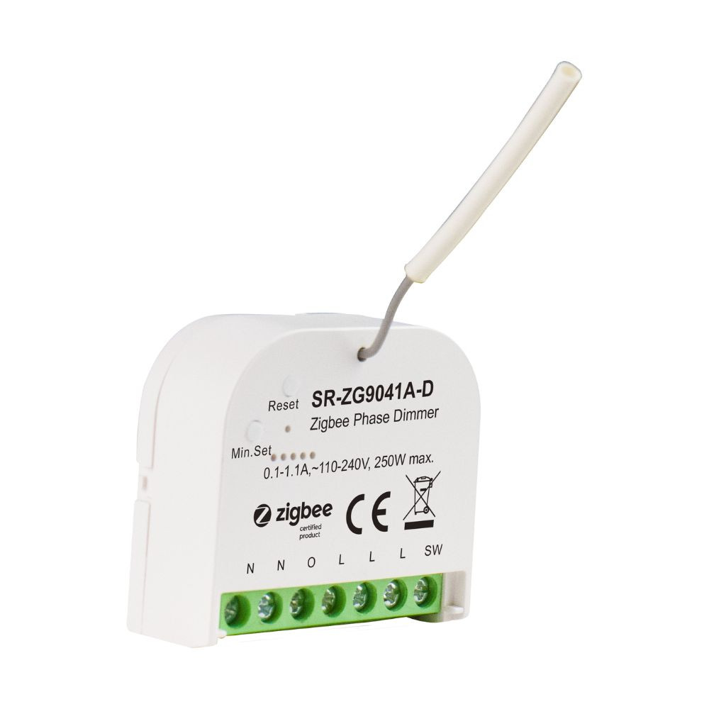 Sunricher Zigbee retrofit dimmer (fényerőszabályzó) modul, 230V csak fázis, 250W (SR-ZG9041A-D) fényerőszabályzó|kapcsolórelé SR-ZG9041A-D Sunricher Zigbee retrofit dimmer (fényerőszabályzó) modul, 230V csak fázis, 250W (SR-ZG9041A-D) fényerőszabályzó|kapcsolórelé SR-ZG9041A-D