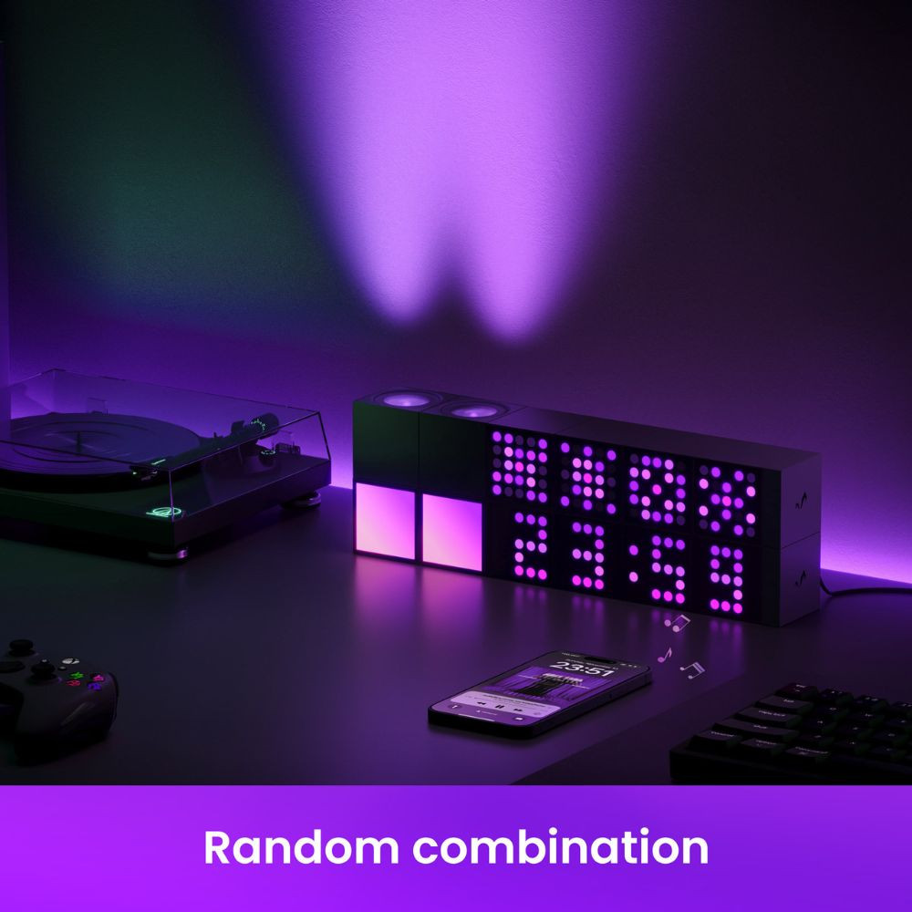 YEELIGHT Cube Smart Lamp – MATRIX Extension – RGB LED asztali gamer lámpa / dekorációs lámpa – LED kiegészítő (YLFWD-0007) lámpa / izzó YLFWD-0007 YEELIGHT Cube Smart Lamp – MATRIX Extension – RGB LED asztali gamer lámpa / dekorációs lámpa – LED kiegészítő (YLFWD-0007) lámpa / izzó YLFWD-0007