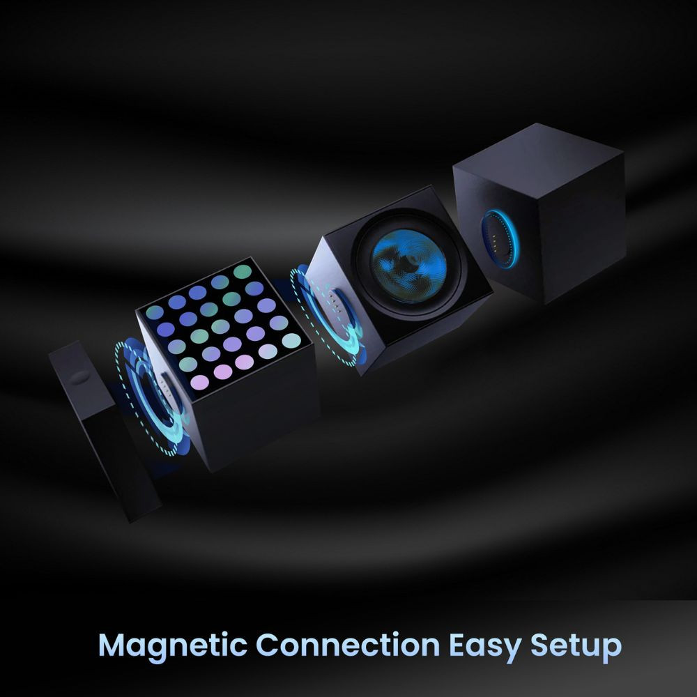 YEELIGHT Cube Smart Lamp – PANEL Extension – RGB LED asztali gamer lámpa / dekorációs lámpa – LED kiegészítő (YLFWD-0006) lámpa / izzó YLFWD-0006 YEELIGHT Cube Smart Lamp – PANEL Extension – RGB LED asztali gamer lámpa / dekorációs lámpa – LED kiegészítő (YLFWD-0006) lámpa / izzó YLFWD-0006