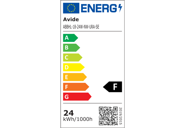 Avide Cseppálló Mennyezeti Lámpa Uranus Kerek IP54 18/24W NW 4000K Szenzoros és Inverteres IP Védett