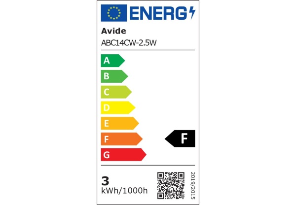 Avide LED Candle 2.5W E14 CW 6400K Gyertya