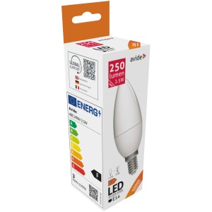 Avide LED Candle Flame 6.5W E14 NW 4000K Gyertya