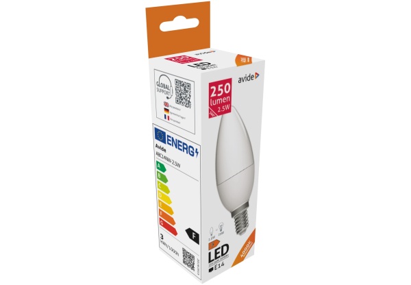 Avide LED Candle 2.5W E14 NW 4000K Gyertya