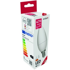 Avide LED Candle 4.5W E14 CW 6400K Gyertya