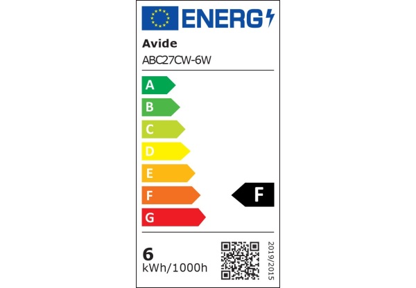 Avide LED Candle 6W E27 CW 6400K Gyertya