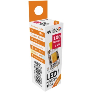 Avide LED 1.2W G4 COB NW 4000K Kapszula