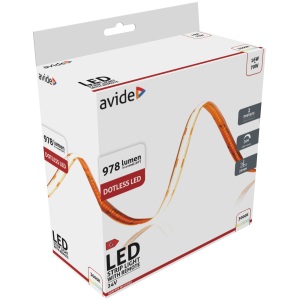 Avide LED Szalag Bliszter 12V 7.2W SMD5050 30LED RGB IP65 5m WIFI TUYA + IR Szettek