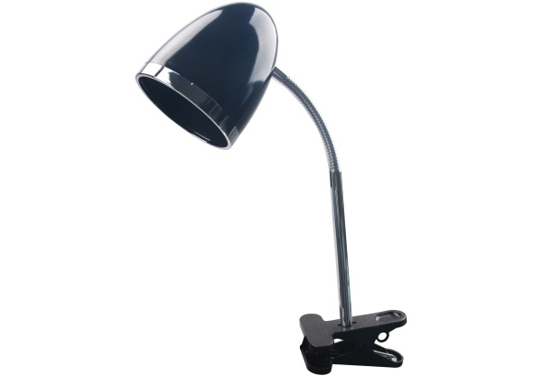 Avide Basic Asztali Lámpa Csíptethető Fekete E27 max.15W Basic