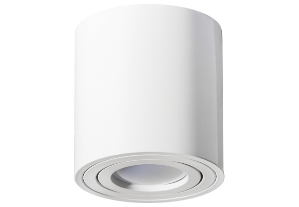 Avide GU10 Lámpatest Kerek Fehér Dönthető Fényforrás nélküli