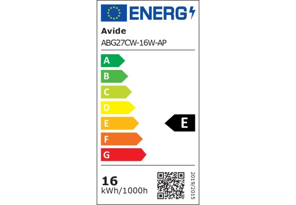 Avide LED Globe A70 16W E27 CW 6400K Gömb