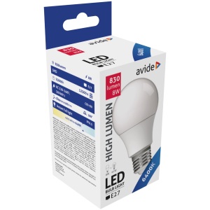 Avide LED Globe A60 8W E27 EW 2700K Gömb