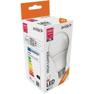 Avide LED Globe A60 11W E27 CW 6400K Gömb