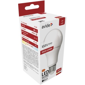 Avide LED Globe A60 9.5W E27 NW 4000K Gömb