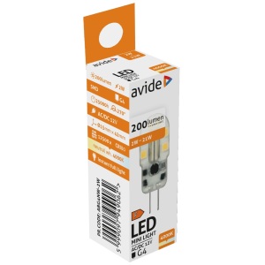 Avide LED 2W G4 NW 4000K Kapszula