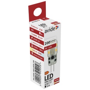 Avide LED 4W JD E14 NW 4000K fekvő Kapszula